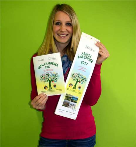 Vertrautes Druck-Duo zur Abfallwirtschaft im AW-Kreis: die Broschüre „Abfall-Ratgeber“ und der längliche Abfall-Kalender für 2017. Kreisverwaltung Ahrweiler