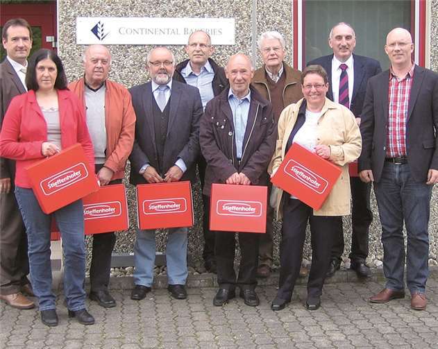 Vertreter der CDU-Fraktion mit Betriebsleiter Anton Blikkendaal (r.).  privat