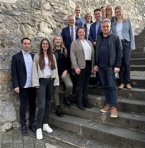 Vertreterinnen und Vertreter der vier kooperierenden Verbandsgemeinden beim Kick-Off-Workshop im Diezer Grafenschloss. Foto: VG Kaisersesch