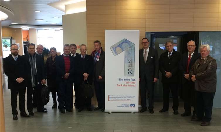 Vertriebsleiter Michael Nisius (Vierter von rechts) freute sich, eine hochkarätige Delegation der brasilianischen Genossenschaftsorganisation begrüßen zu können.privat