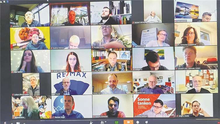 Videokonferenz beim BNI Koblenz.Foto: BNI