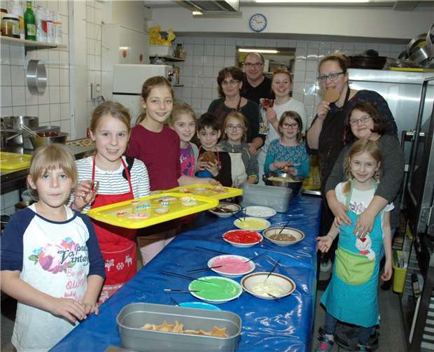 Viel Betrieb herrschte in der Backstube.UM