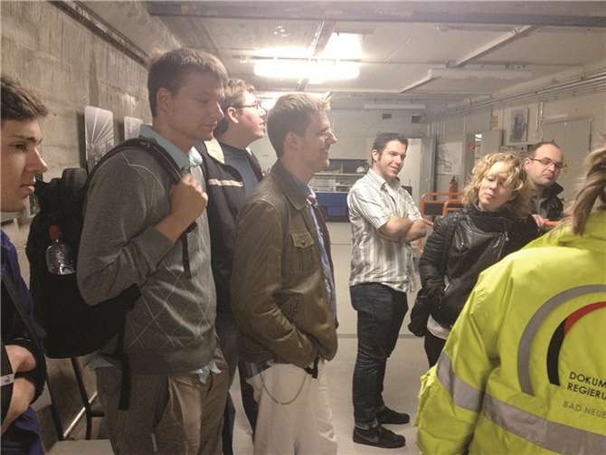 Viel Interessantes, aber auch einige erschreckende Details erfuhren die Koblenzer JU-Mitglieder bei ihrem Besuch des ehemaligen Regierungsbunkers im Ahrtal. privat