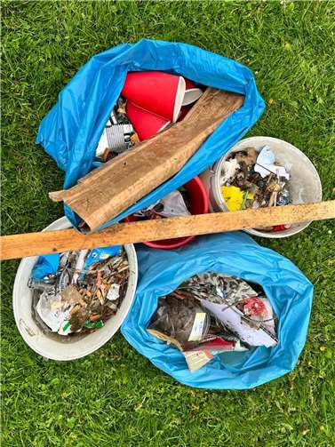 Viel Müll wurde gefunden