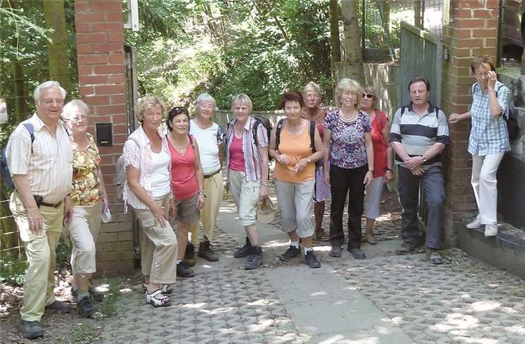 Viel Sonne begleitete die Wanderer auf ihrem Weg.  Privat