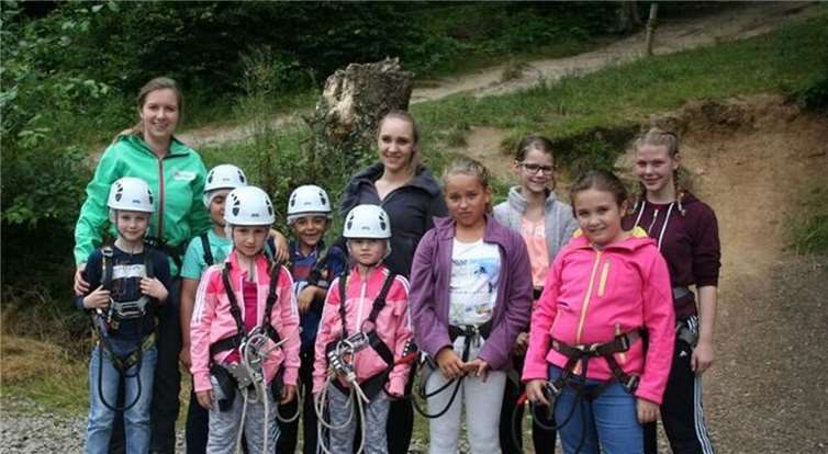 Viel Spaß gab es für die Teilnehmer im Waldkletterpark in Bad Neuenahr.