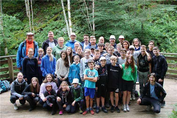 Viel Spaß hatten alle 30 Teilnehmer/-innen und deren Betreuer/-innen bei der diesjährigen Ferienfreizeit der Pfarrei St. Barbara Mendig.  Foto: privat