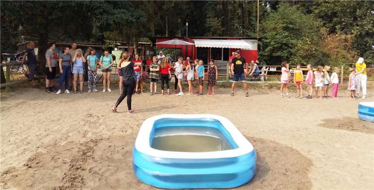 Viel Spaß hatten alle Teilnehmer beim Zeltlager des Reitverein Bruchhausen e.V. privat