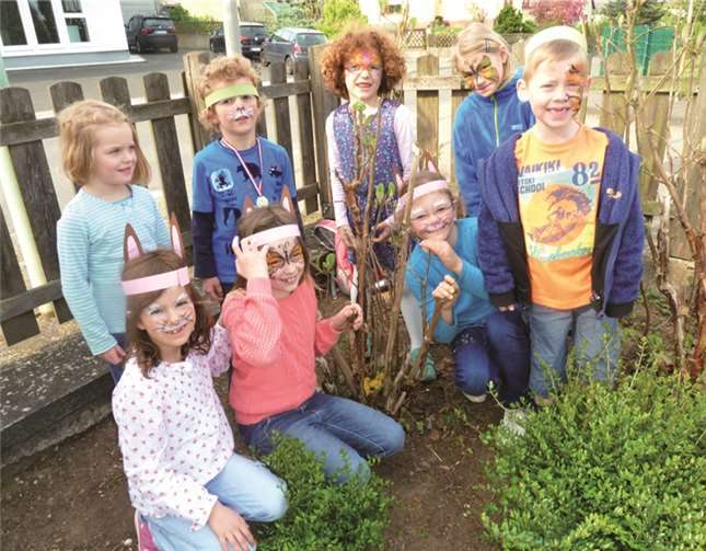 Viel Spaß hatten auch die Kinder beim Frühlingsfest des Frauenchors Bonefeld.privat