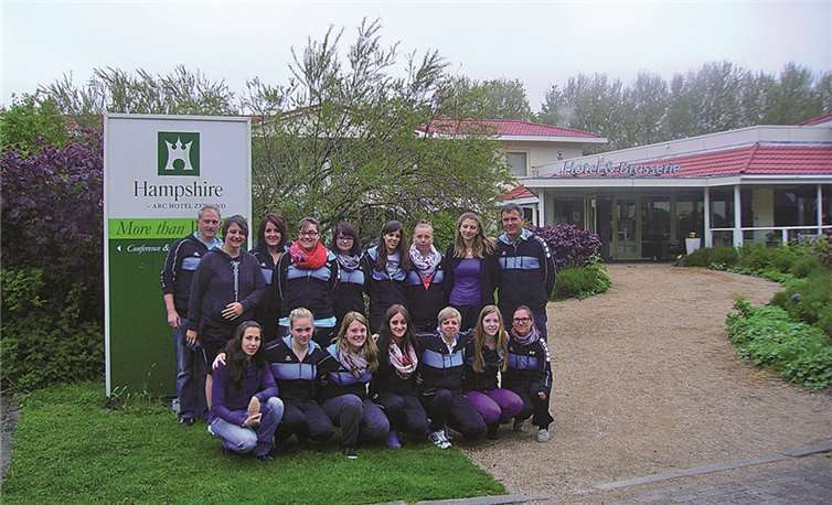 Viel Spaß hatten die Damen aus Spessart bei überraschend gutem Wetter in Holland. privat