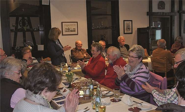 Viel Spaß hatten die Mitglieder der Seniorenunion Cochem-Zell beim traditionellen Tresterfleischessen.privat