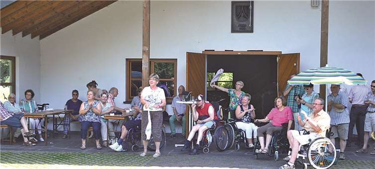 Viel Spaß hatten die Teilnehmer am Sommerfest der Selbsthilfegruppe Multiple Sklerose.privat