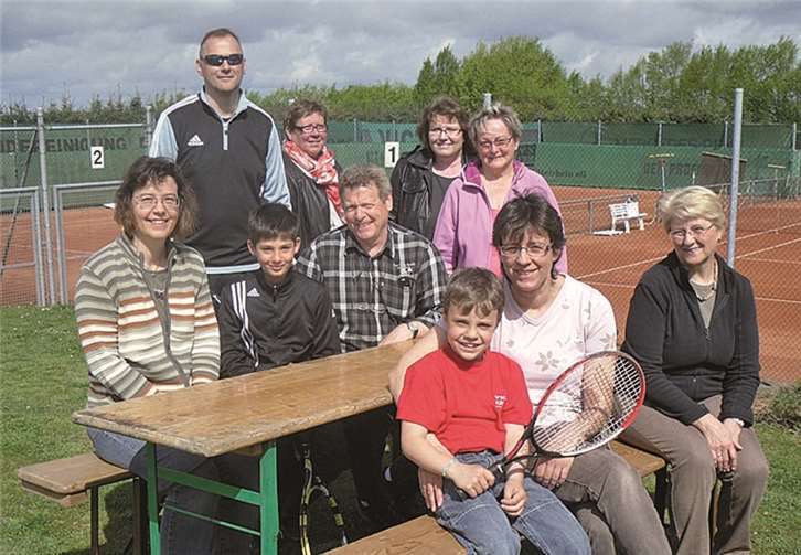 Viel Spaß hatten die Teilnehmer beim Aktionstag „Deutschland spielt Tennis“.privat