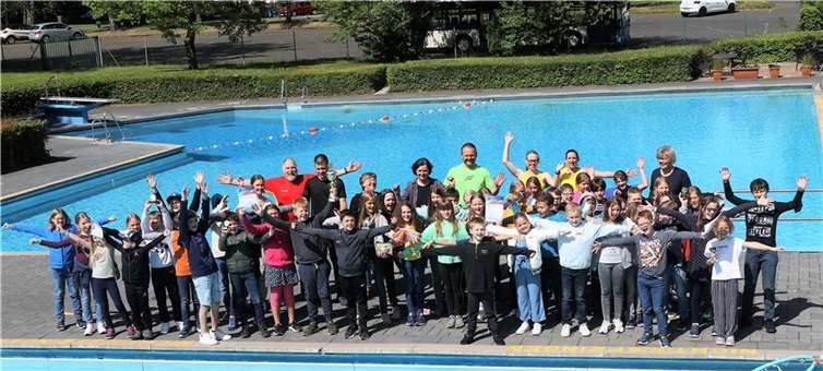 Viel Spaß hatten die Teilnehmer beim diesjährigen Wiedtalbad-Cup.  Foto: privat