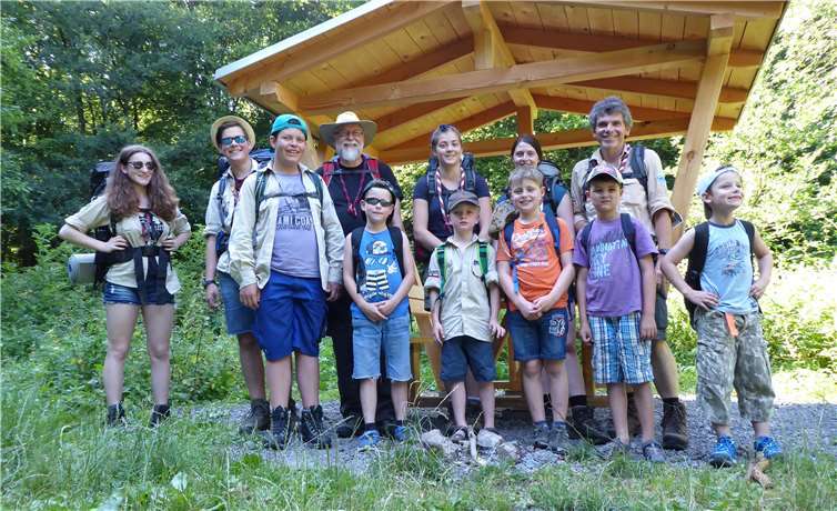Viel Spaß hatten die Wölflinge aus Dieblich und ihre Betreuer bei ihrem Besuch in der Eifel.  Privat