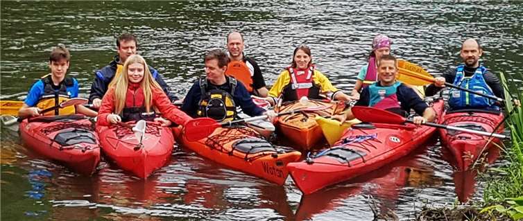 Viel Spaß verspricht der Kajakkurs. privat