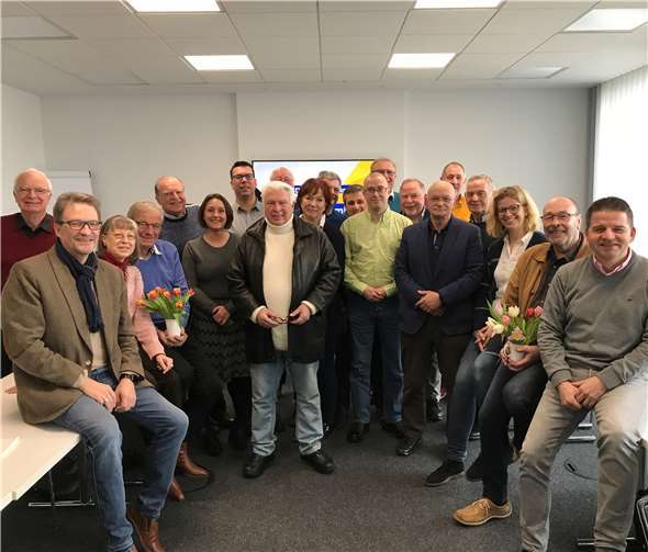 Viel Teamgeist: Die CDU Meckenheim legte bei ihrer Klausurtagung ihre Themenschwerpunkte fest. (2. v.li.) Vorsitzender Rainer Friedrich, (re.) Bürgermeisterkandidat Holger Jung.Foto: CDU Meckenheim