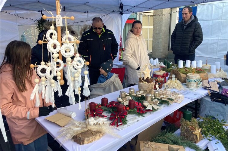 Viel Weihnachtliches gab es zu bewundern.