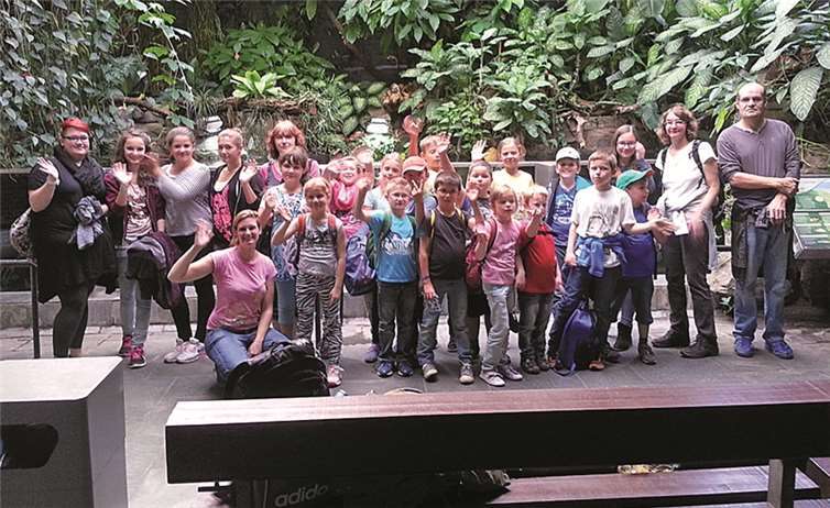 Viel Wissenswerte erfuhren die Kids bei der Führung durch den Kölner Zoo. privat