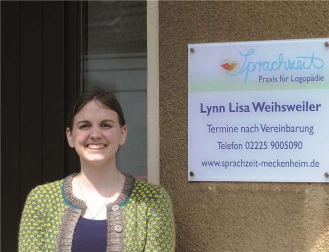Viel Zeit nimmt sich Lynn Lisa Weihsweiler für ihre Patienten an der Klosterstraße 63 in Meckenheim. -WM-