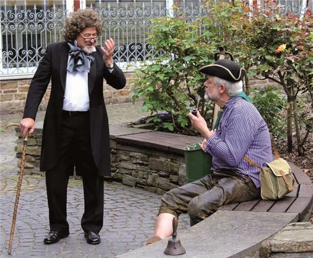 Viel anfangen konnte der bodenständige André Bohnefaß mit den schwärmerischen Dichter nicht.