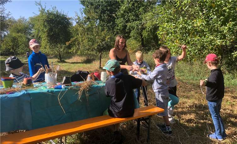 Viel in der Natur zu entdecken gab es für die Kinder.Quellen: NaturFreunde Kettig