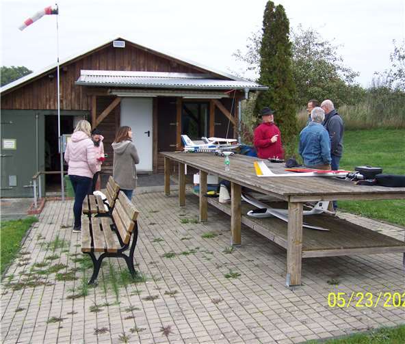 Viel los war beim Abfliegen des MSV Lützinger Höhe. Foto: privat