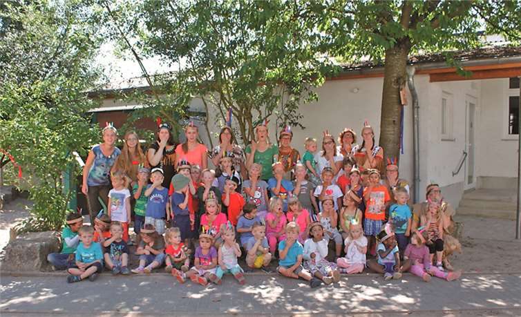 Viel zu erleben gab es für die Kinder vom Stamm der Unkelbachtaler beim diesjährigen Ferienprogramm in der Kita Unkelbach. privat