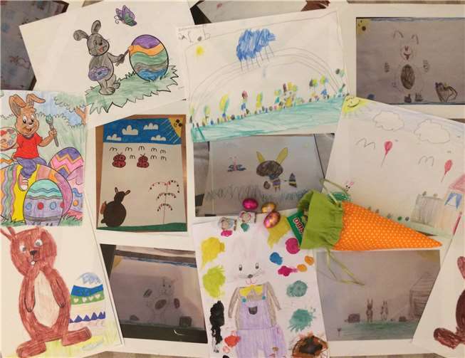 Viele Bilder von kleinen und größeren Künstlerinnen und Künstler aus Linz und der Region wurden eingschickt. Foto: privat