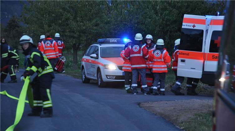 Viele Einsatzkräfte waren vor Ort.