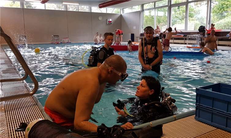 Viele Fragen rund um das Tauchen wurden beantwortet.