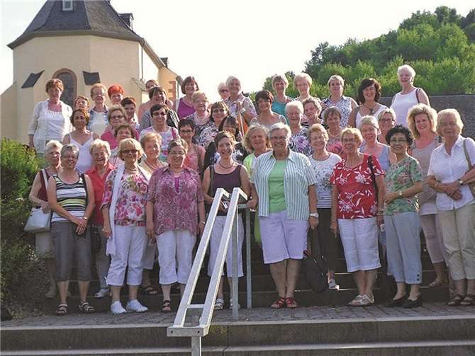 Viele Frauen nahmen an der kfd-Tour nach Luxemburg teil.privat