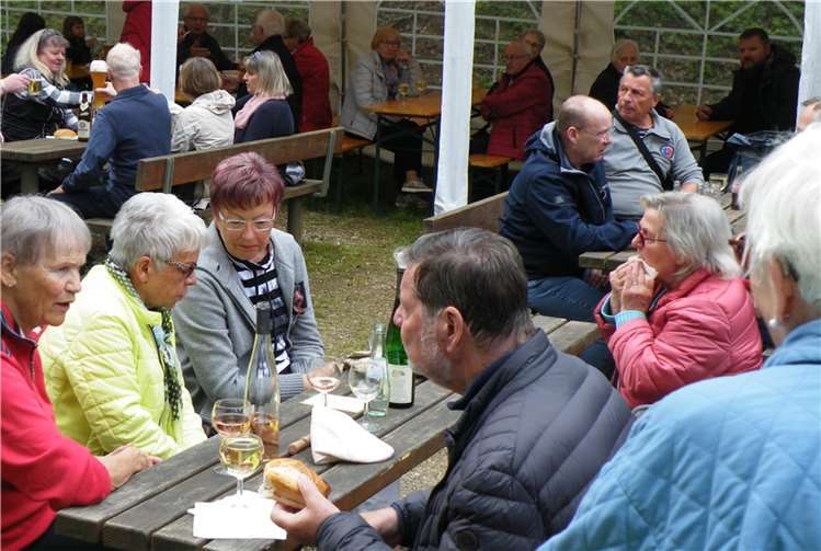 Viele Gäste fanden den Weg zur Wambachhütte.  Foto: privat