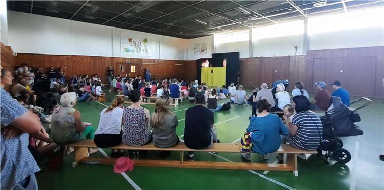 Viele Gäste kamen zum Sommerfest des Kindergartens in Thür.  Foto: privat