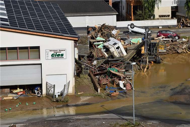 Viele Handwerksbetriebe im Ahrtal wurden von der Flut zerstört. Foto: HwK Koblenz