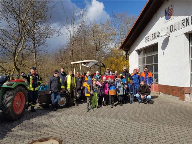 Viele Helfer unterstützten die Aktion Saubere Landschaft auch in Qurinbach. Foto: privat