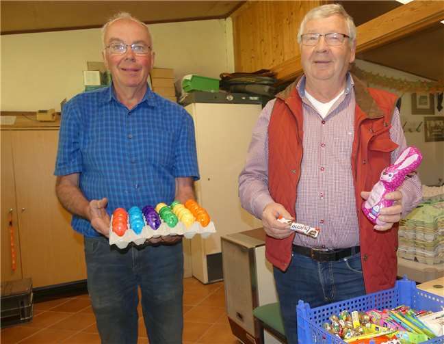 Viele Hundert Ostereier und Schokohasen gab es für die Hobbyschützen in Eller zu gewinnen.