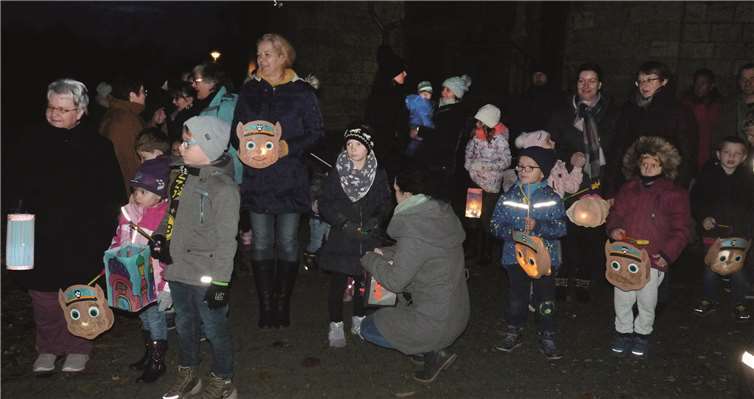 Viele Kinder hatten ihre Laternen selber gebastelt.Foto: FRE