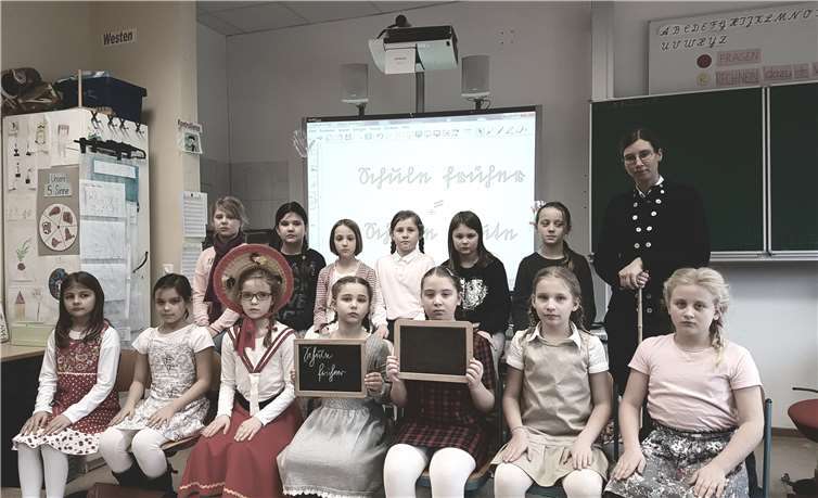 Viele Kinder verkleideten sich, um den Tag so realistisch wie möglich zu gestalten.