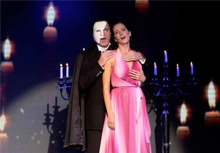 Viele Musicals werden an diesem Abend präsentiert, so auch das Musical „Das Phantom der Oper“. privat