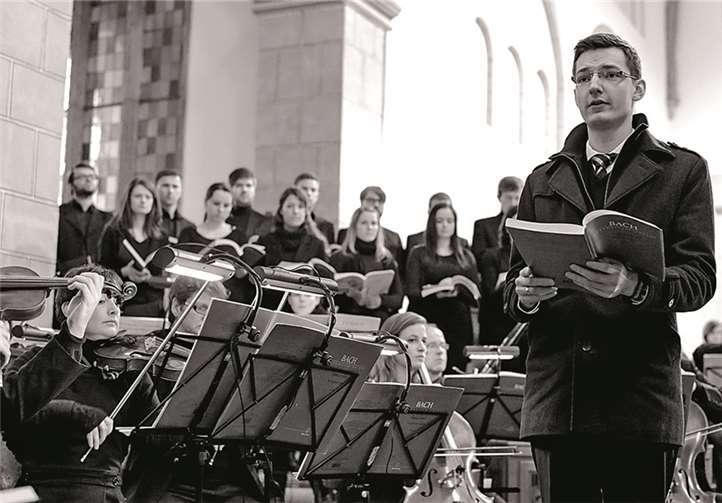 Viele Musiker sind bei der Aufführung des Weihnachtsoratorium von Bach beteiligt.privat