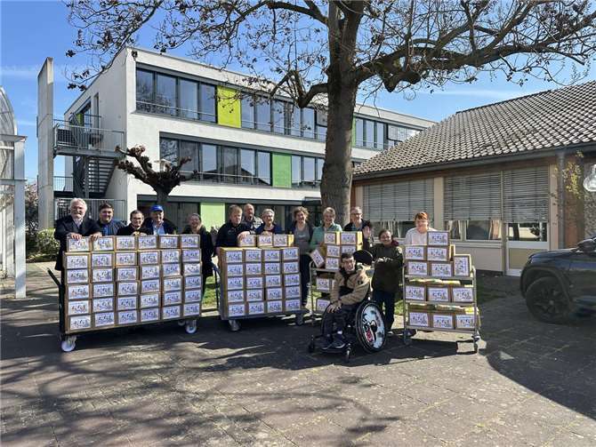 Viele Pakete wurden verteilt.Foto: Katrin Zieger