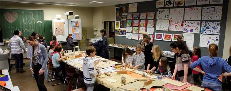 Viele Schüler des KSG hatten im Vorfeld mit den Lehrkräften ein breitgefächertes Angebot für die kommenden Fünftklässler der Schule vorbereitet.Foto: privat