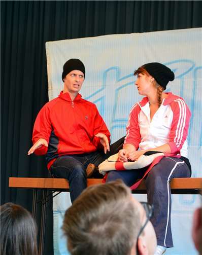 Viele Szenen des Theaterstücks stimmten nachdenklich.