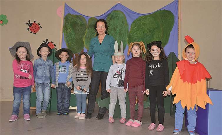 Viele Wochen lang probten die Kinder fleißig für ihren großen Auftritt. privat