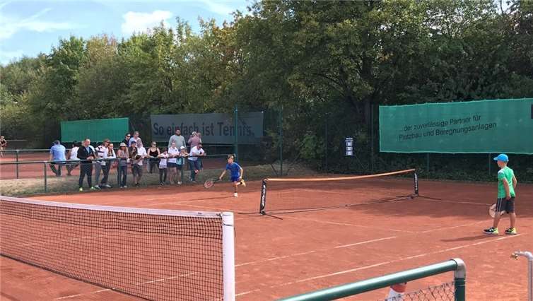 Viele Zuschauer bei den Jüngsten.