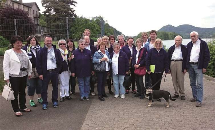 Viele ältere Mitglieder nahmen den Fährnarrenwandertag per Schiff dankend an. privat