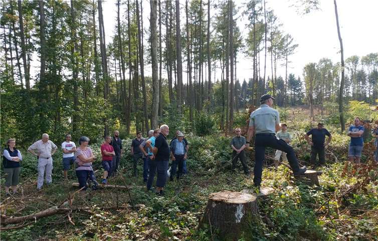 Viele aktuelle Themen zum Zustand des Waldes wurden angesprochen. Foto: privat