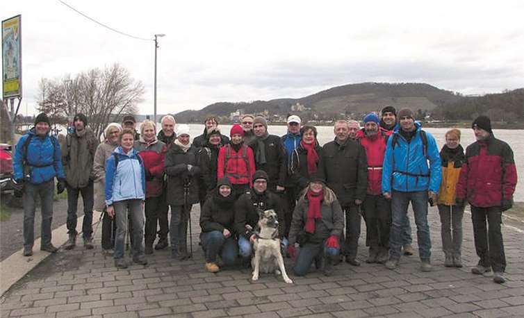 Viele bekannte, aber auch neue Gesichter trafen sich zur Abschlusswanderung im Jahr 2014. privat