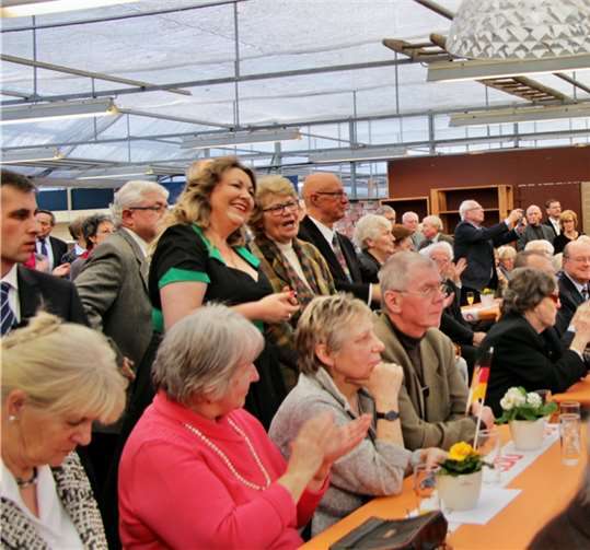 Viele geladene Gäste waren zum Neujahrsempfang der CDU in den Sängerhof gekommen.